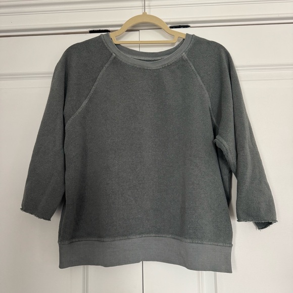 imogene + willie cut sleeve sweatshirt - Picture 6 of 9